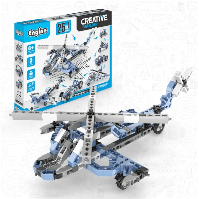 Engino Creative Builder 25 Multimodel set construcție 25 modele mașini