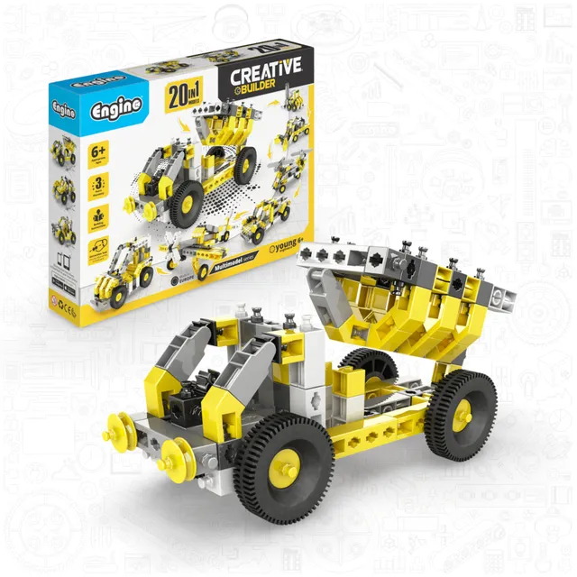 Engino Creative Builder 20 Set Construcție 20 Modele